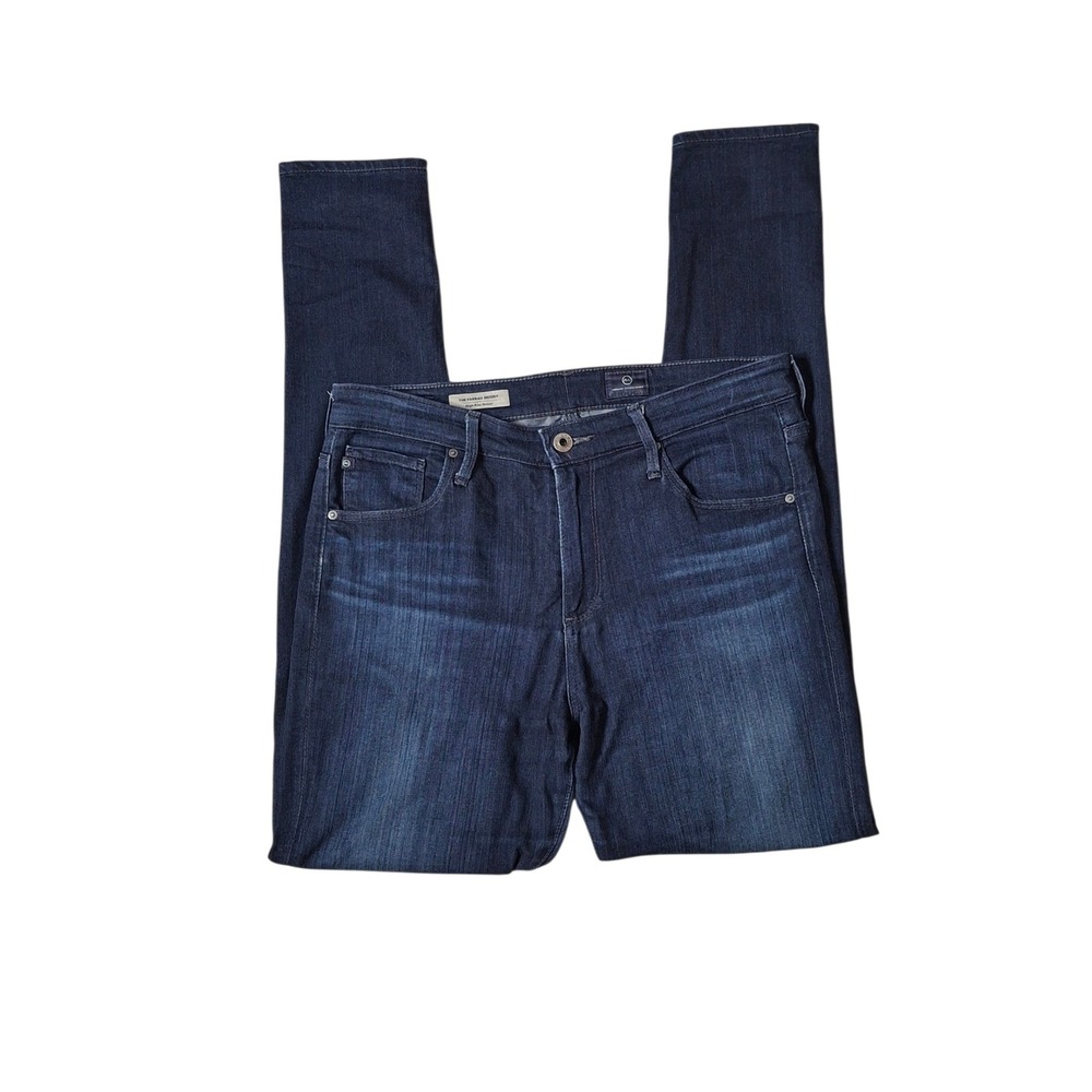 AG Adriano Goldschmied The Farrah Skinny High Rise Jeans Dark Wash 29R